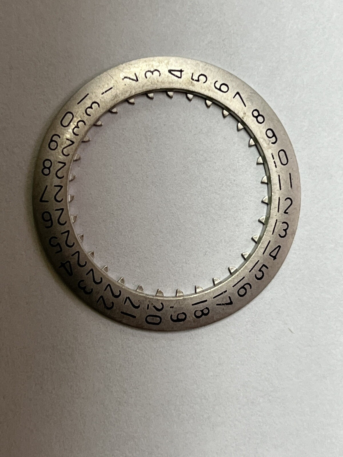 Accutron Silver/Black Date Indicator Wheel 2182-2242 576-0 Date Window Dial A4