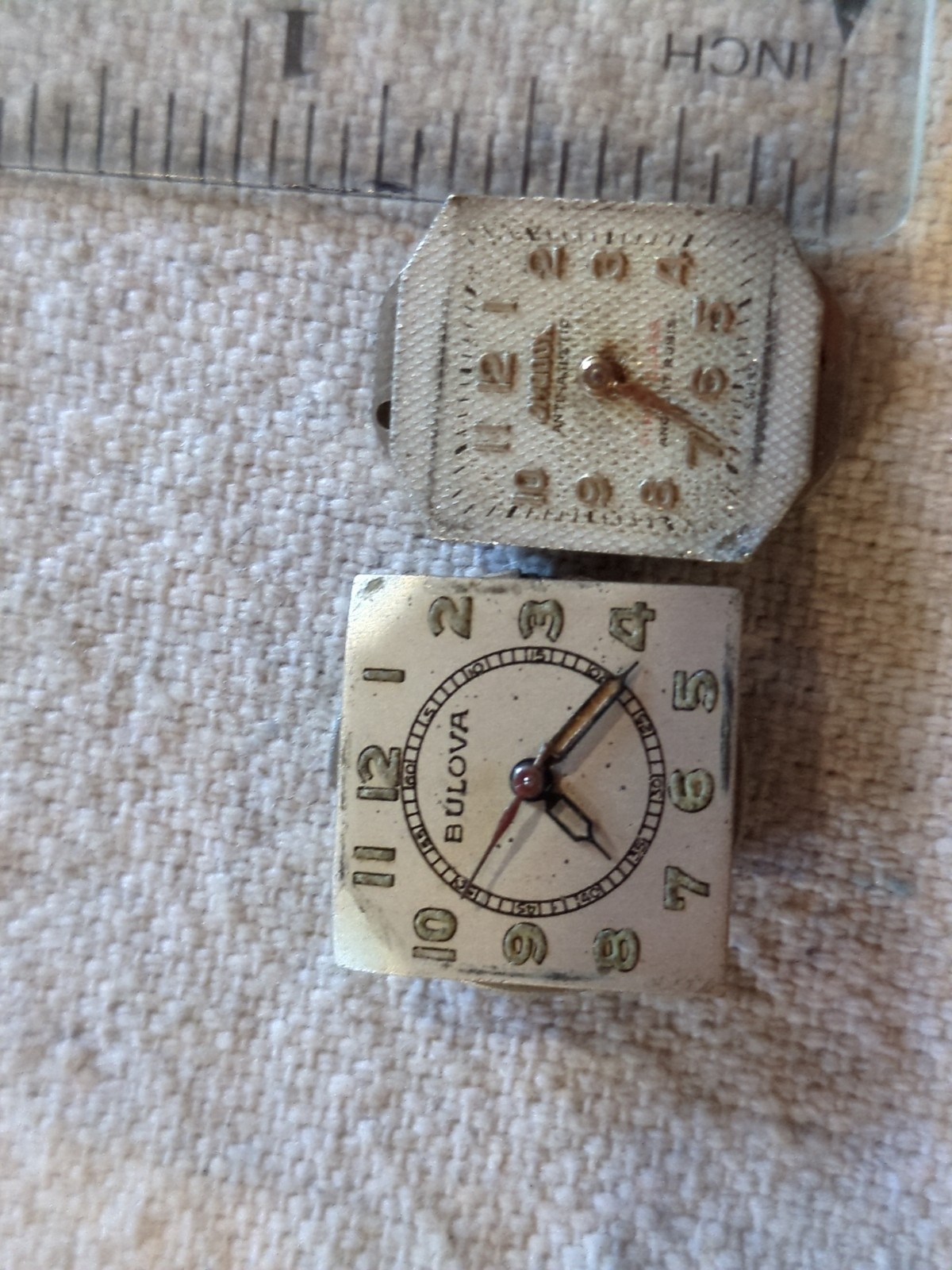 Lot Of 15 Watch Vintage Movements. Accromatic, Invicta, Latham, Dwelsa, Monarch!