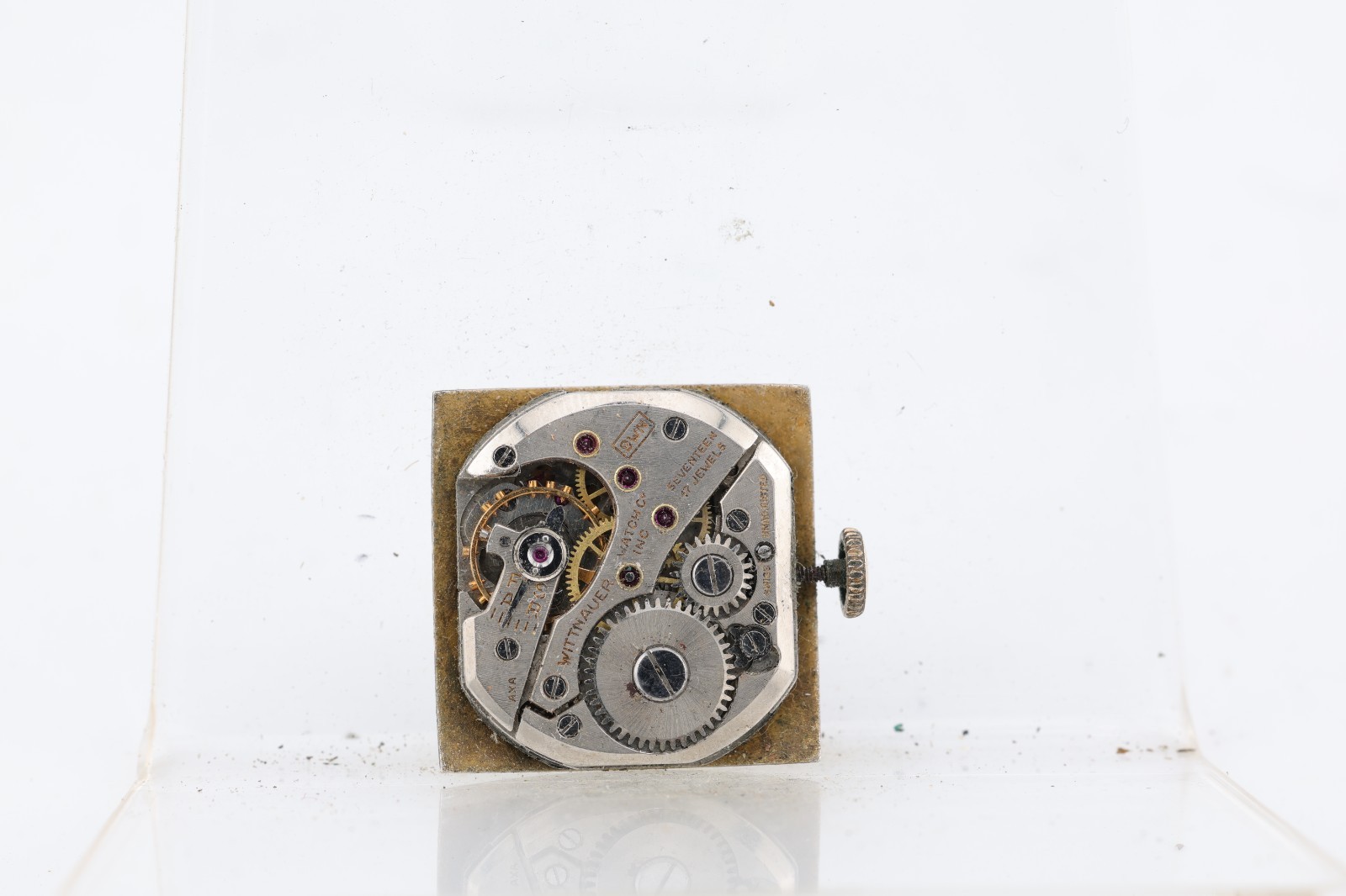 WITTNAUER cal. 9WN, 17j SWISS WRIST WATCH MOVEMENT, FOR REPAIR (M1)