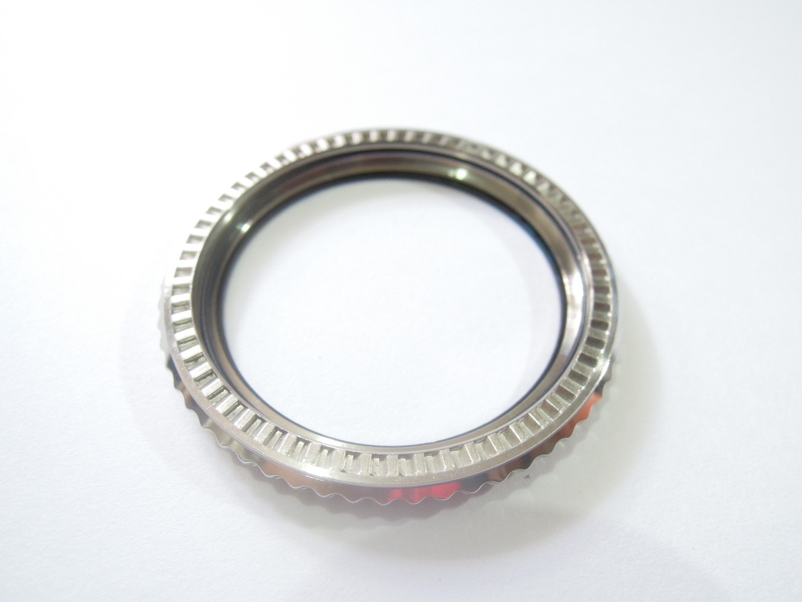 NEW STAINLESS METAL BEZEL WITH BLACK INSERT LARGE DIVERS SKX007 /SKX011J /SKX399