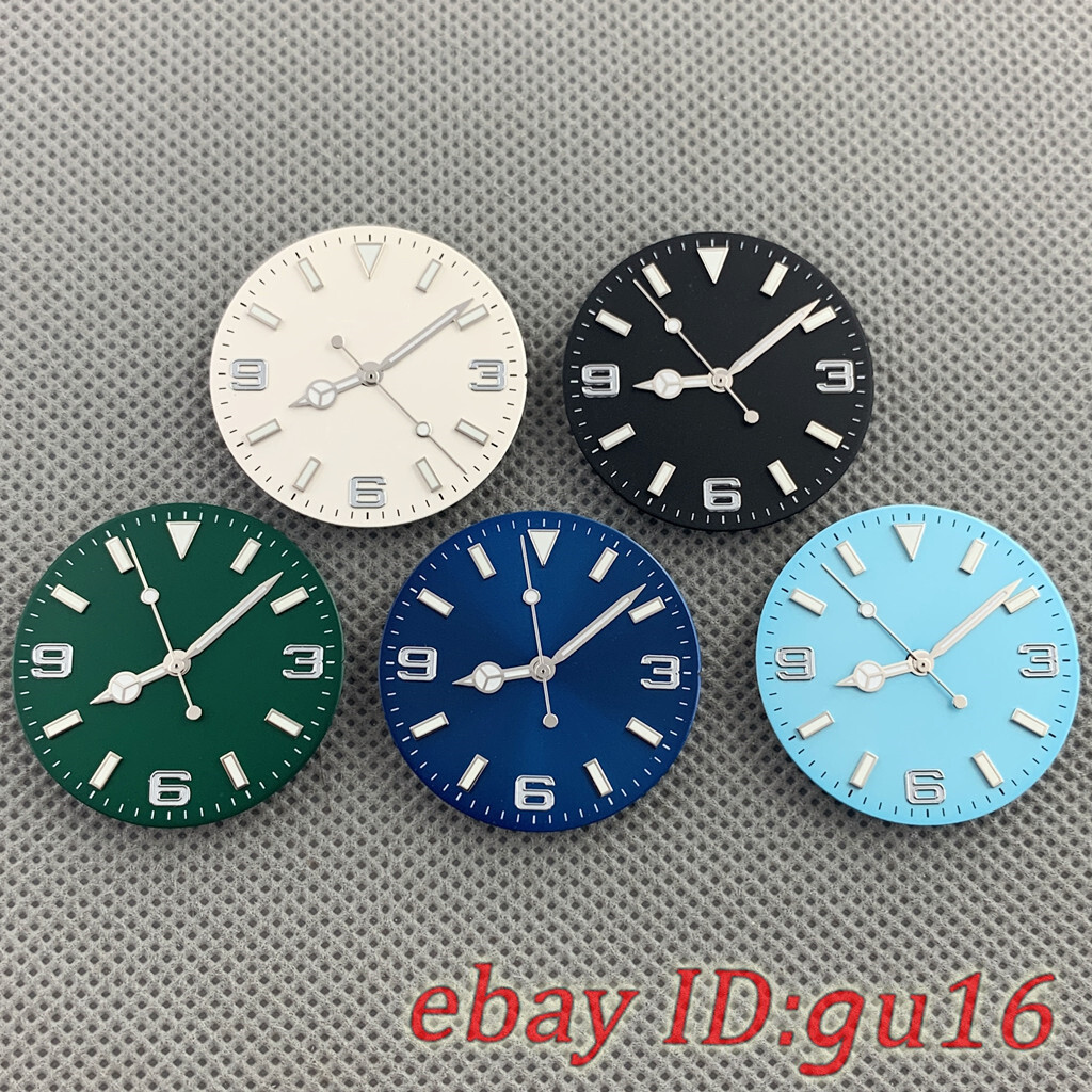28.5mm Watch Dial and hands Fit NH35 NH36 Miyota 8215 821A ETA2836 2824 Movement