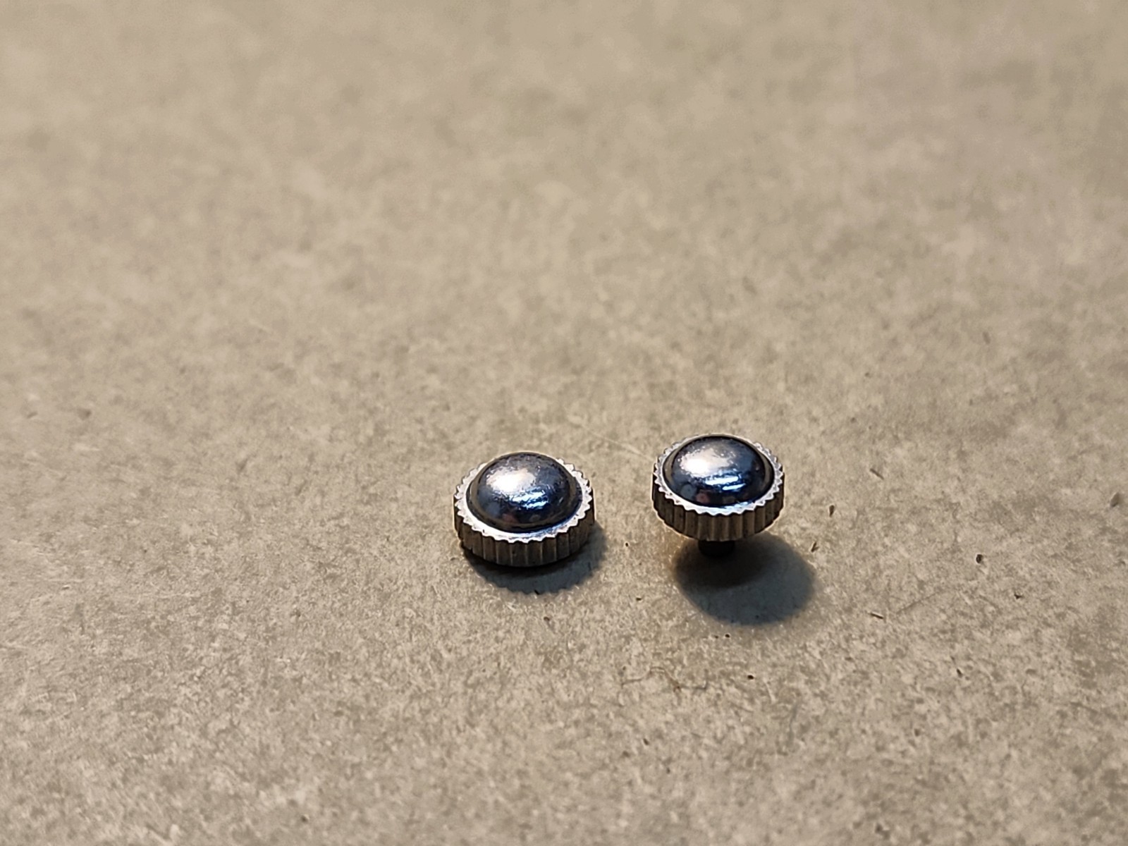 2 Bestfit Tap 10 Stainless Waterproof Watch Crowns With 5.2mm & 5.7mm Diam