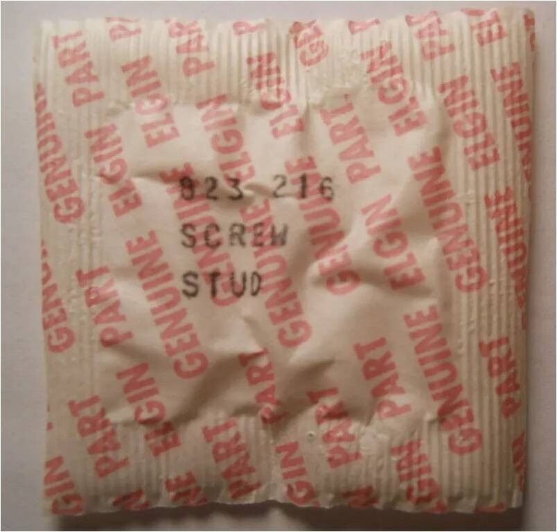 Elgin 823 – Part #216 – Hairspring Stud Screw – Factory Replacement / Repair