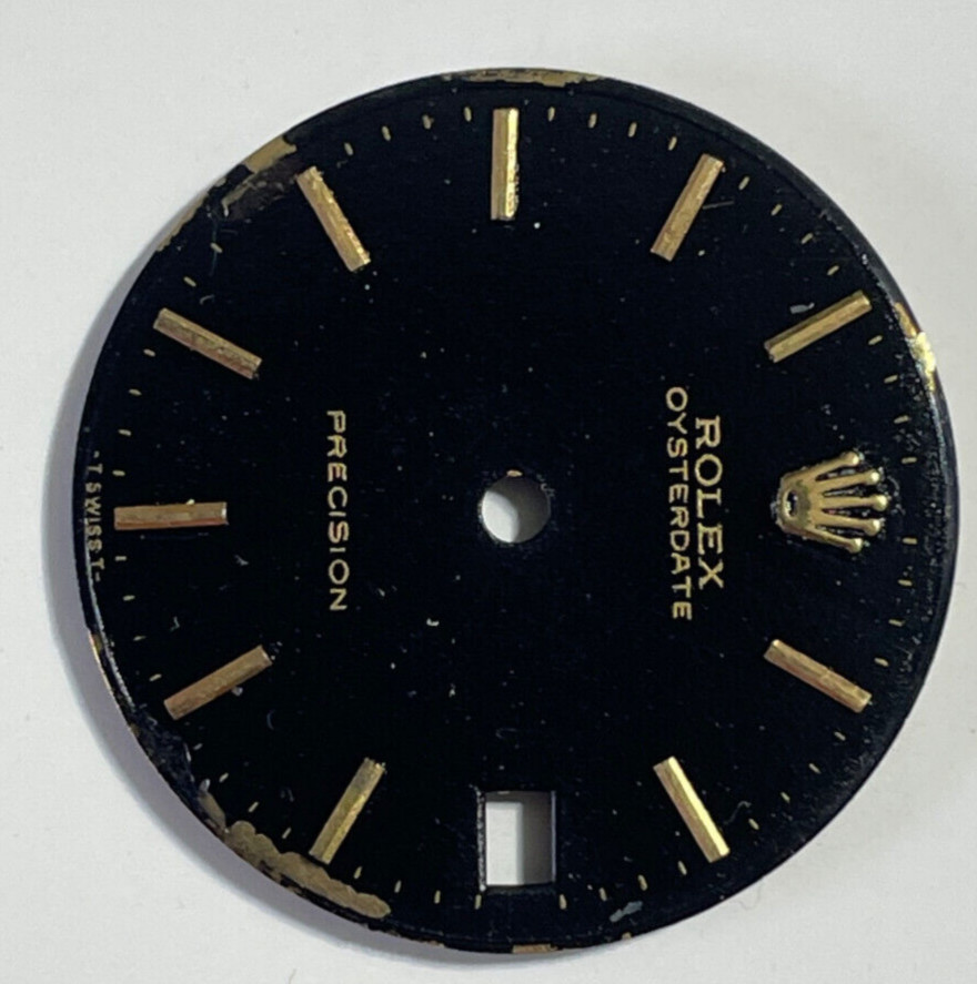 Vintage Rolex Oysterdate Precision Watch Dial For 6466