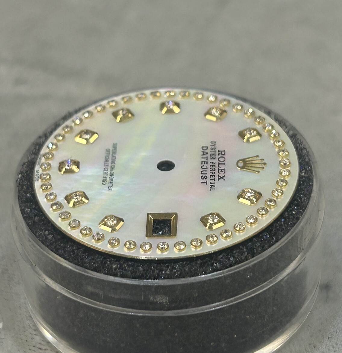 Rolex Datejust II 41mm Custom White MOP String Diamond Dial For 116333 & 116303