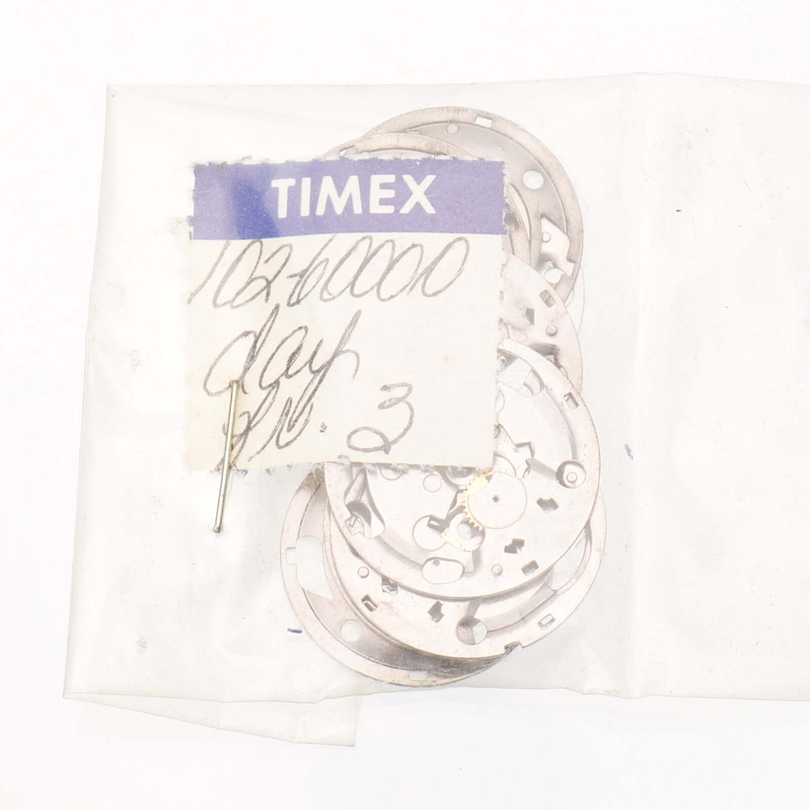 Vintage Timex 102-60000 Day Frame Parts New Old Stock Watchmakers NOS