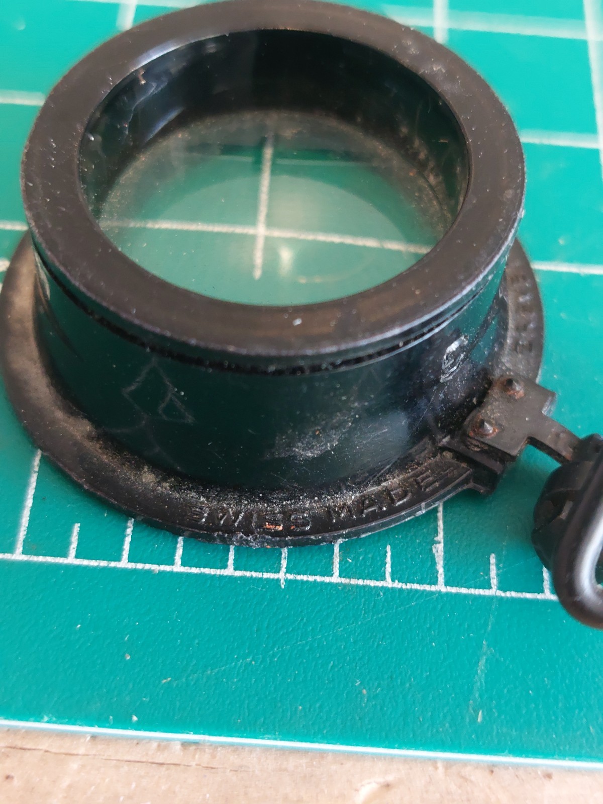 Vintage Ary Spectacle Loupe Magnifying Glass Brevet Depose Swiss