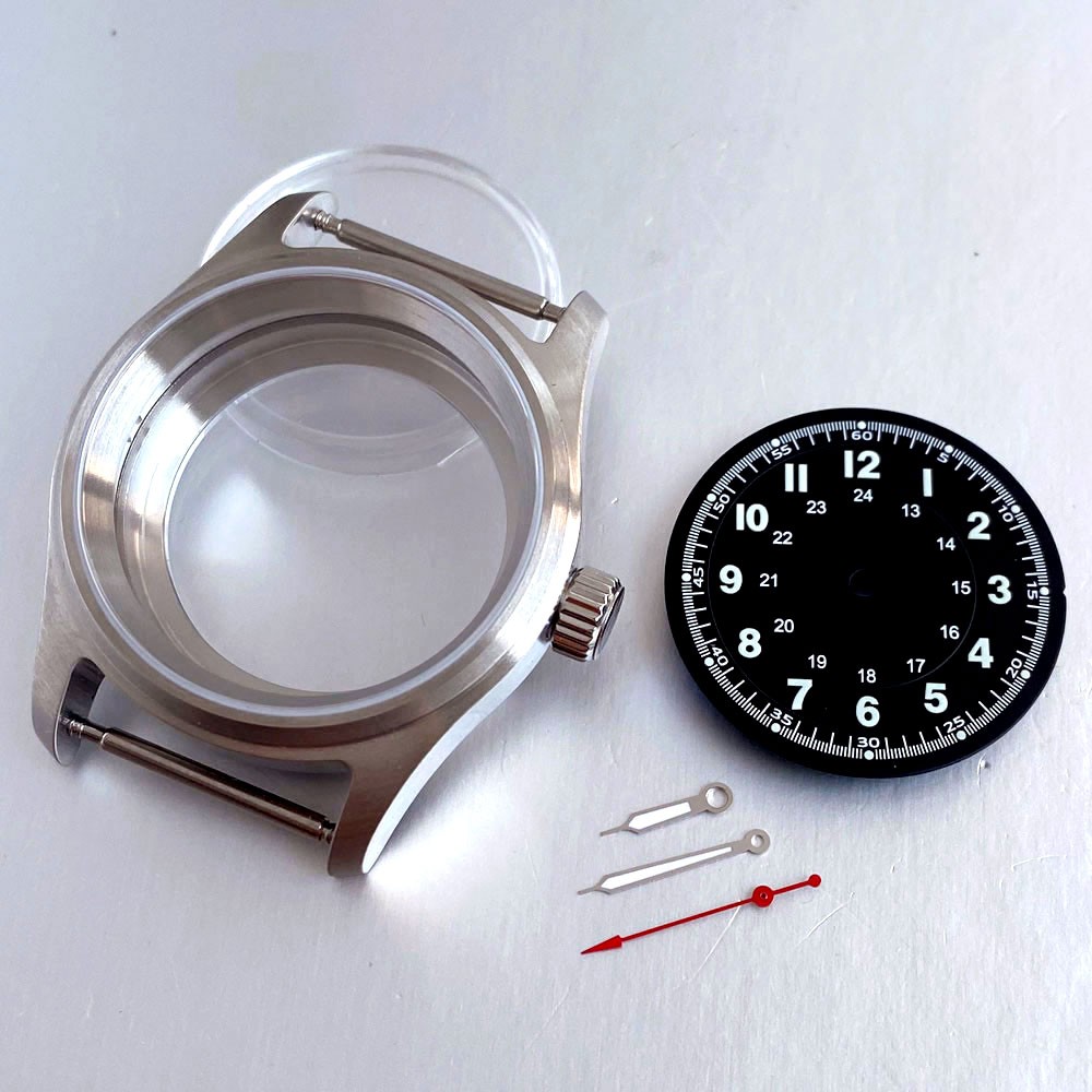 Real Bronze Diver 36mm Pilot Watch Case 20ATM Sapphire Fit NH35 NH36 ETA2824 PT