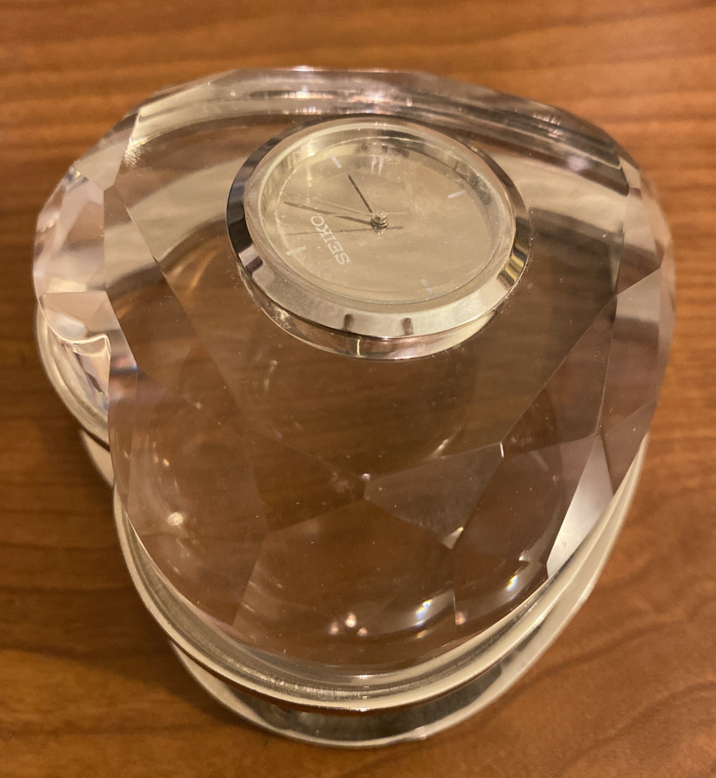 Seico Crystal Paper Weight ~ See All Photos For Details
