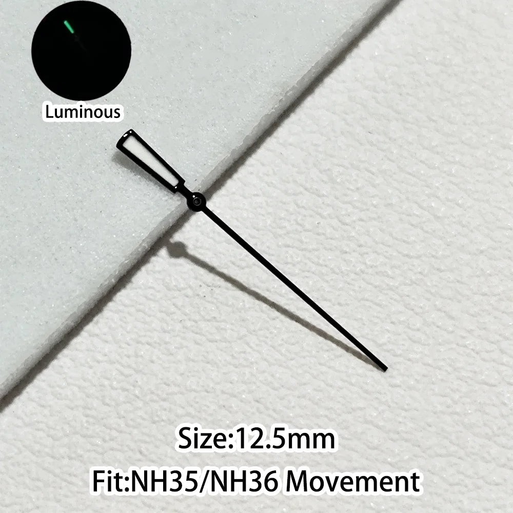 Personalized Second Hand Green/Blue Green Luminous Watch Hands Fit NH35 NH36