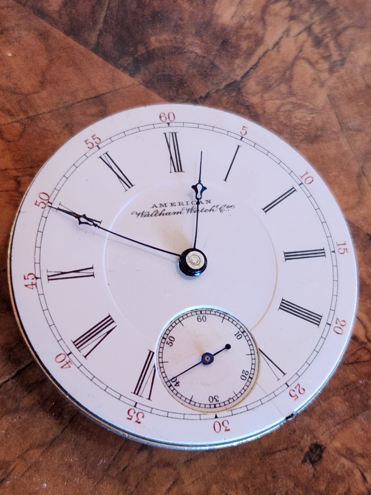 Waltham 18s 15j Frosted “P.S Bartlett” Hunter Pocket Watch Movement (Not…