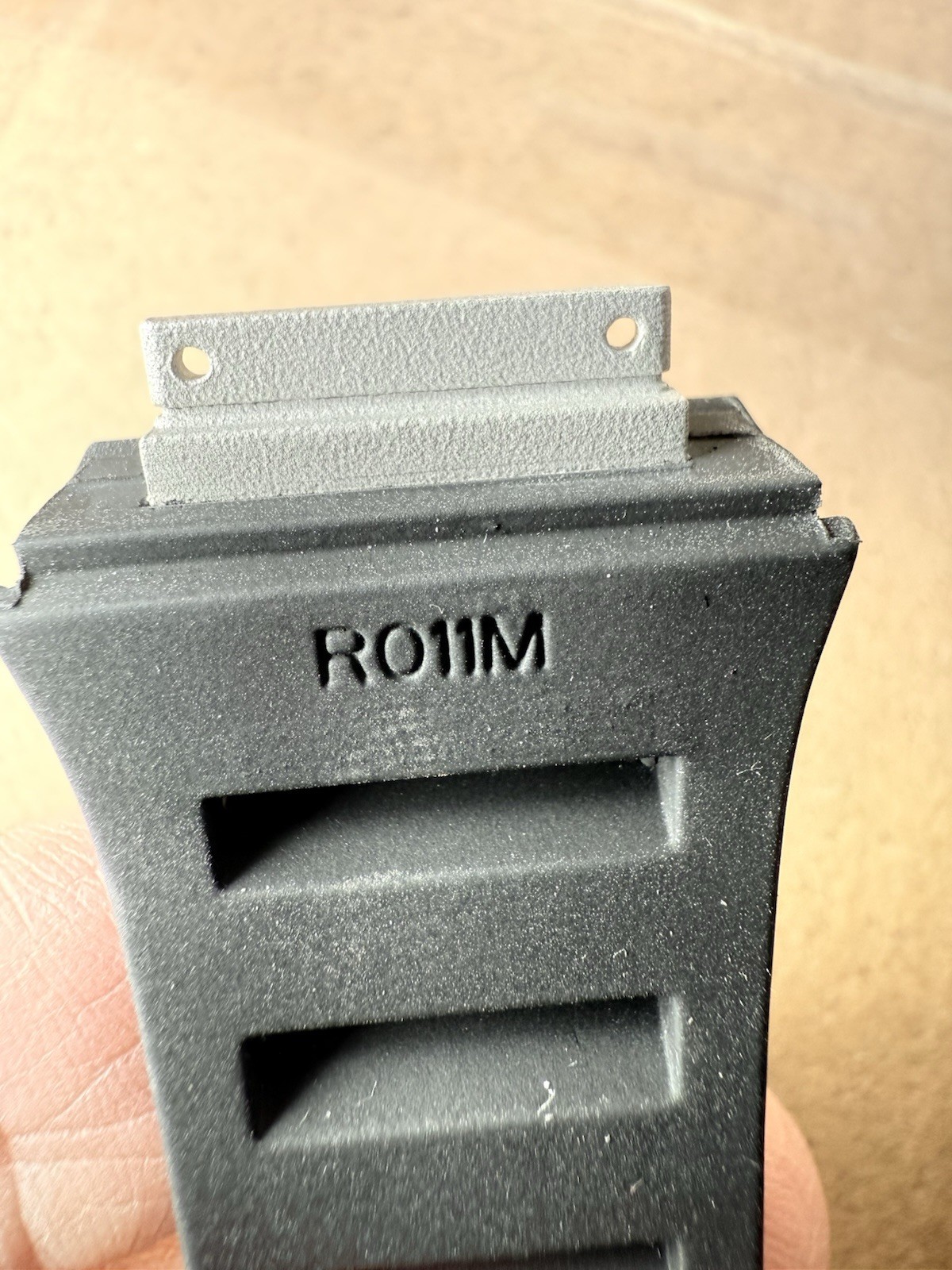 Authentic Vagenari Rubber Strap for Richard Mille RM011M Red Black Hkl150