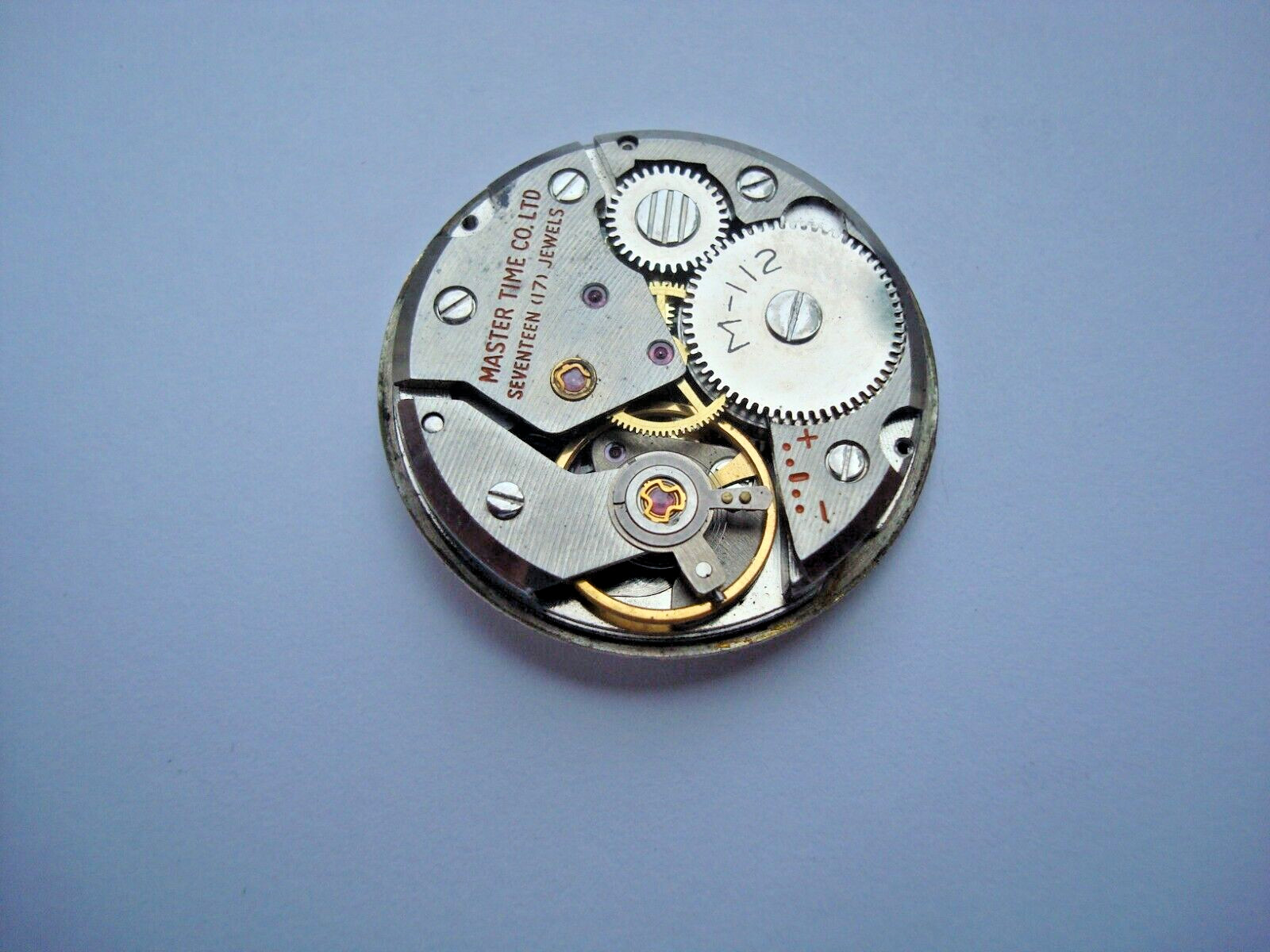 Sportsman Men’s Watch Movement 17j. Manual Wind up AS Is for Parts- Read