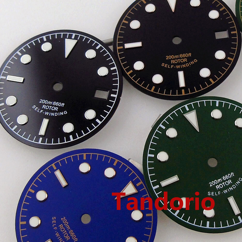 30.4mm Men Watch Dial Fit NH35 NH36 7s26 ETA 2836 2824 PT5000 Automatic Movement