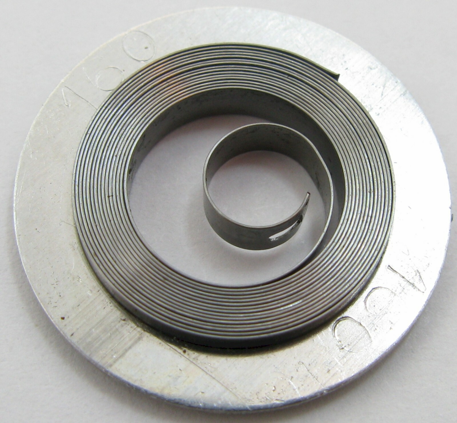 Hamilton 16s model with hole end Mainspring 1 piece * white alloy *