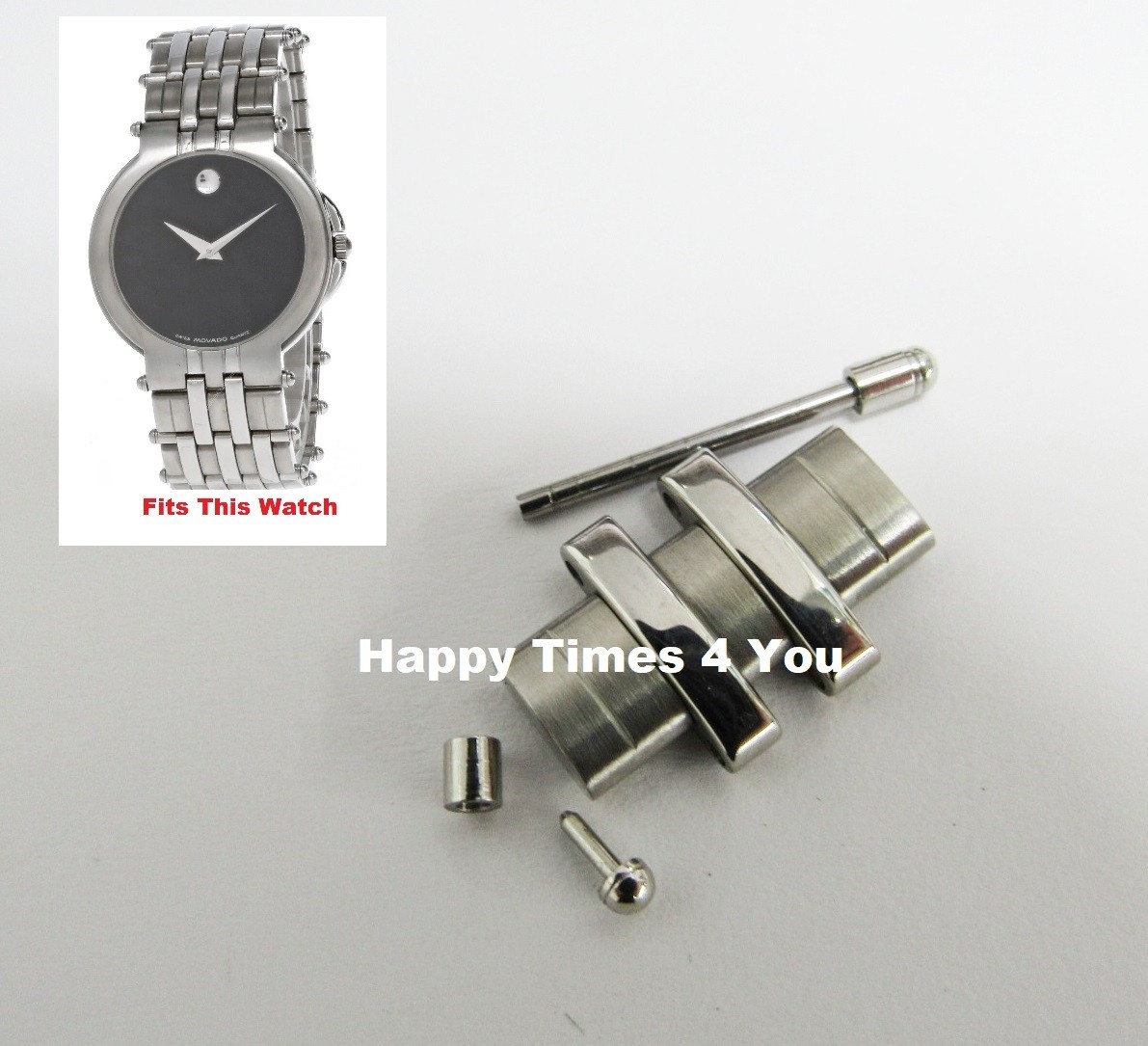Movado Museum Mens Watch Permanent Even Sizing Link 84-C2-897