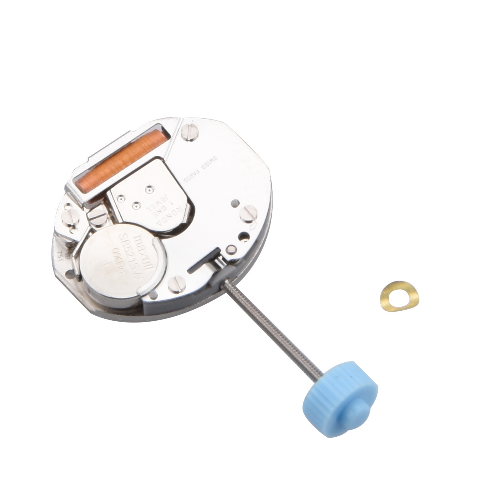 2-Hand Quartz Watch Movement Replacement For Ronda 751 753 Repair