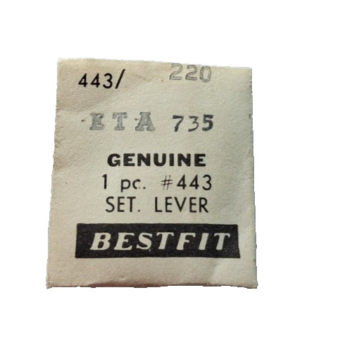ETA 734 735 756 757 Set Lever watch part #443/220 fits Eterna 758