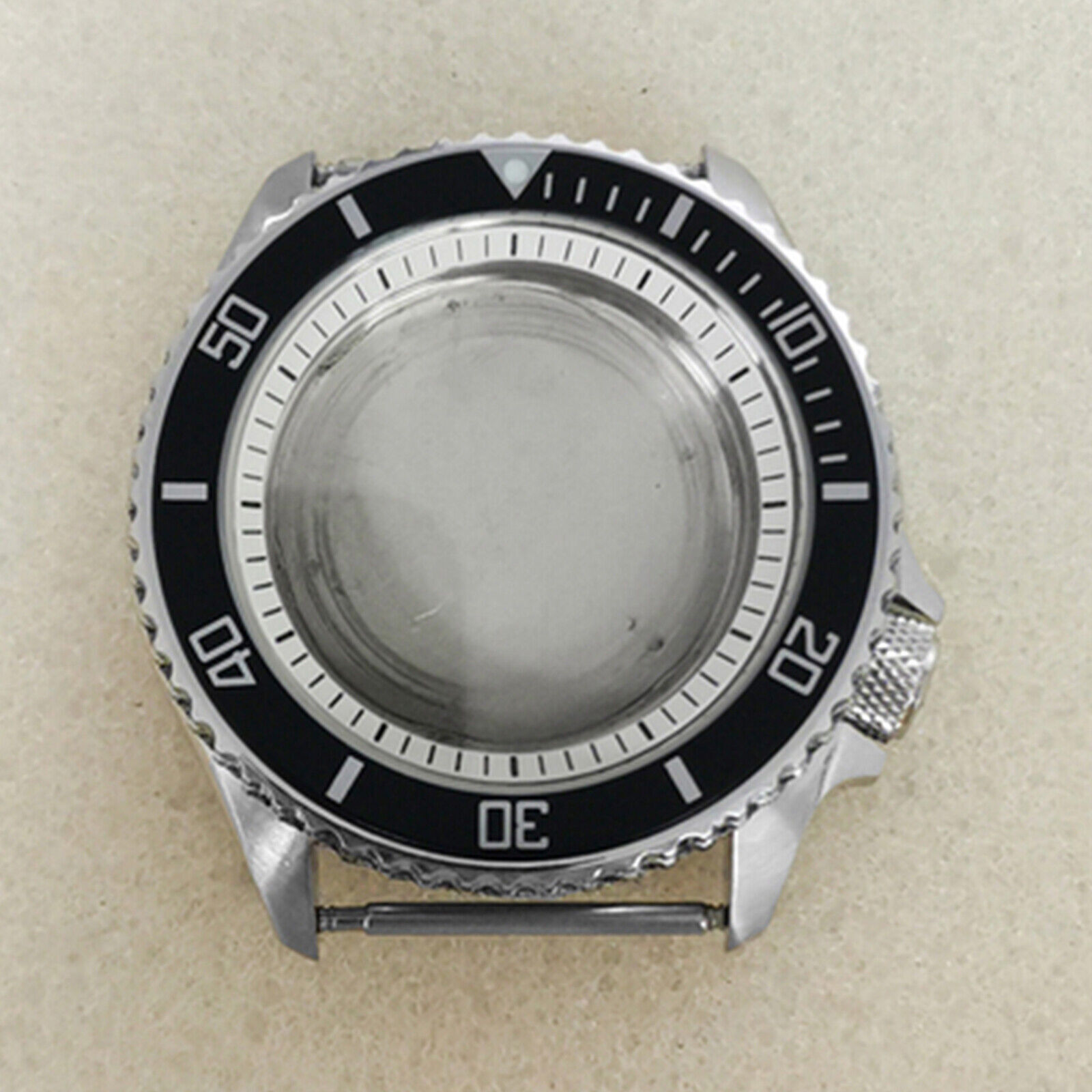42MM Aluminum Bezel Sapphire Watch Case for NH35/NH36/4R36 SKX007 Watch Movement