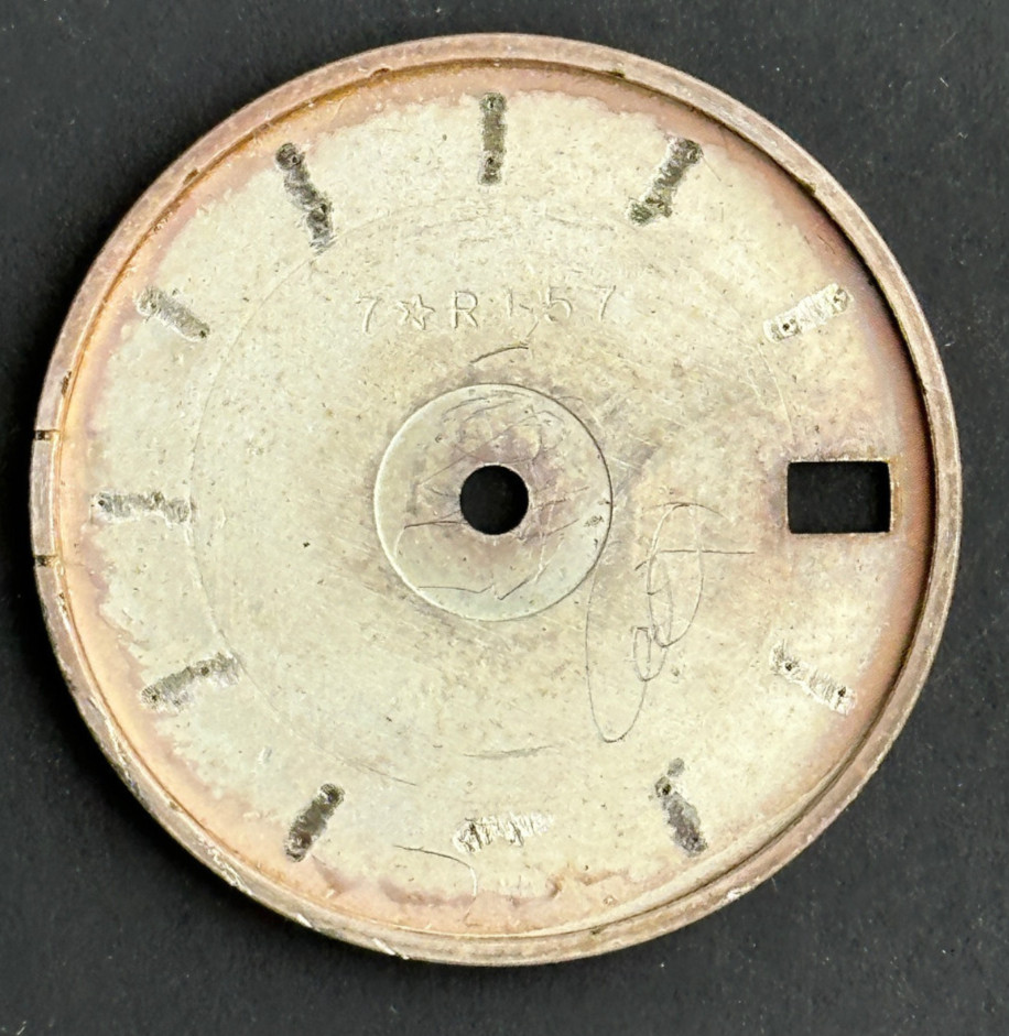 Vintage Rolex Oysterdate Watch Dial For 6466