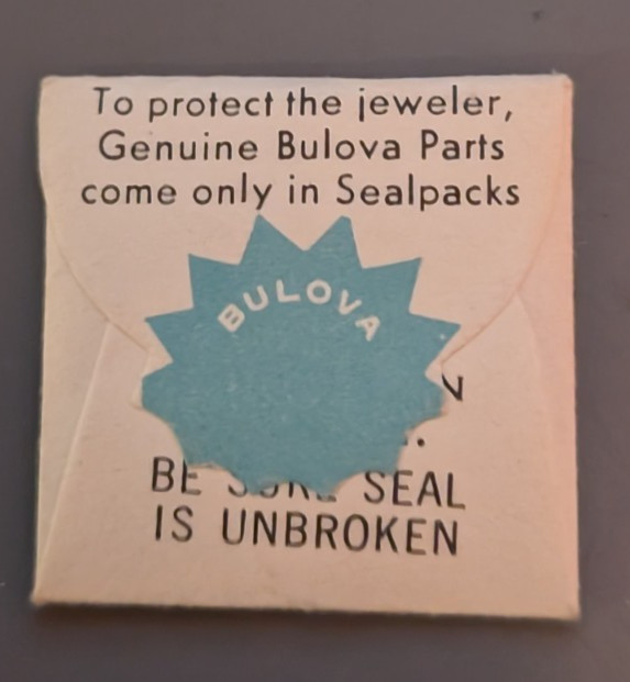 NEW Bulova Cal. 10CSC Upper & Lower Shock Resistant Spring Part# 111F 112F