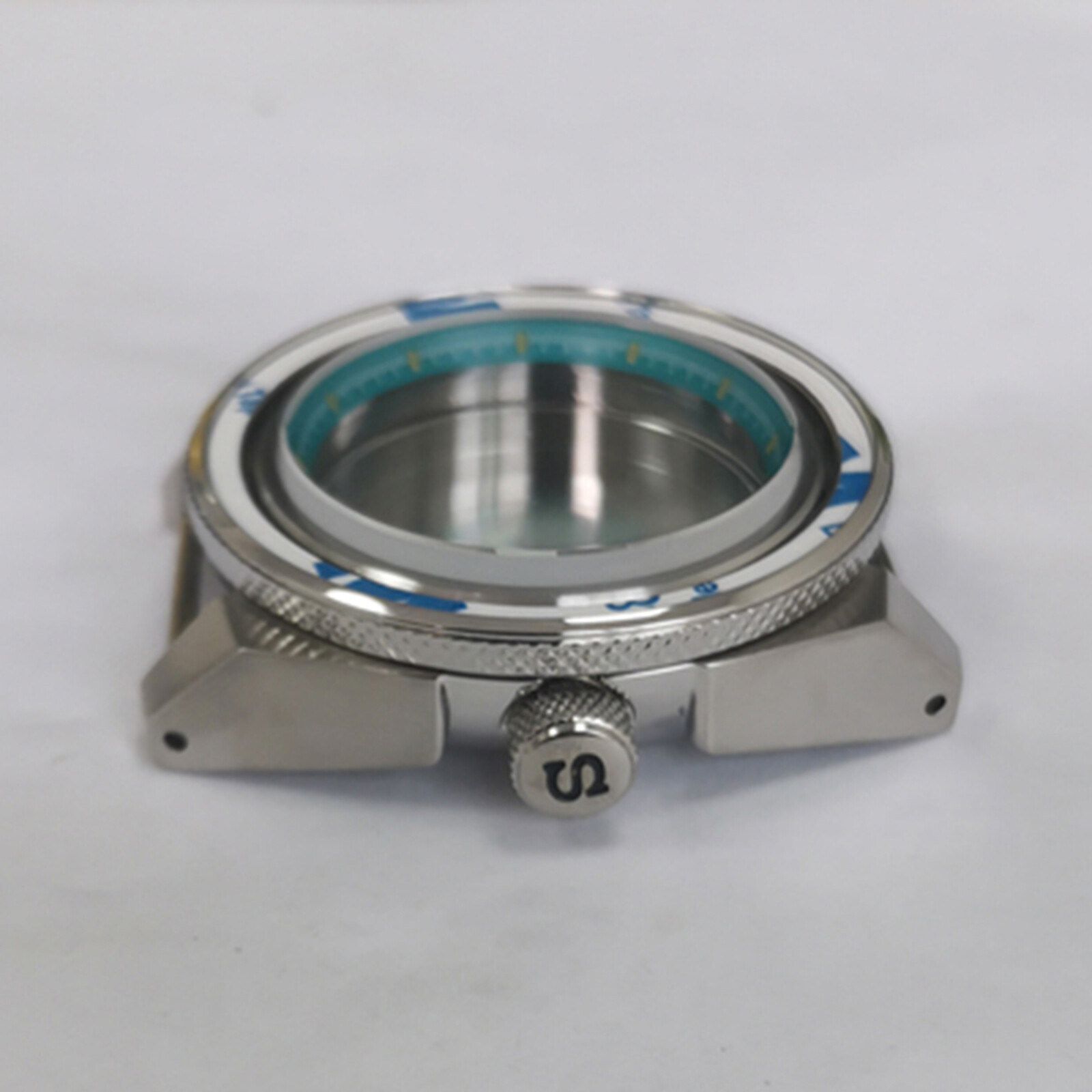 43mm Stainless Steel Watch Case Sapphire Glass Case 10ATM for NH35 NH36 Movement