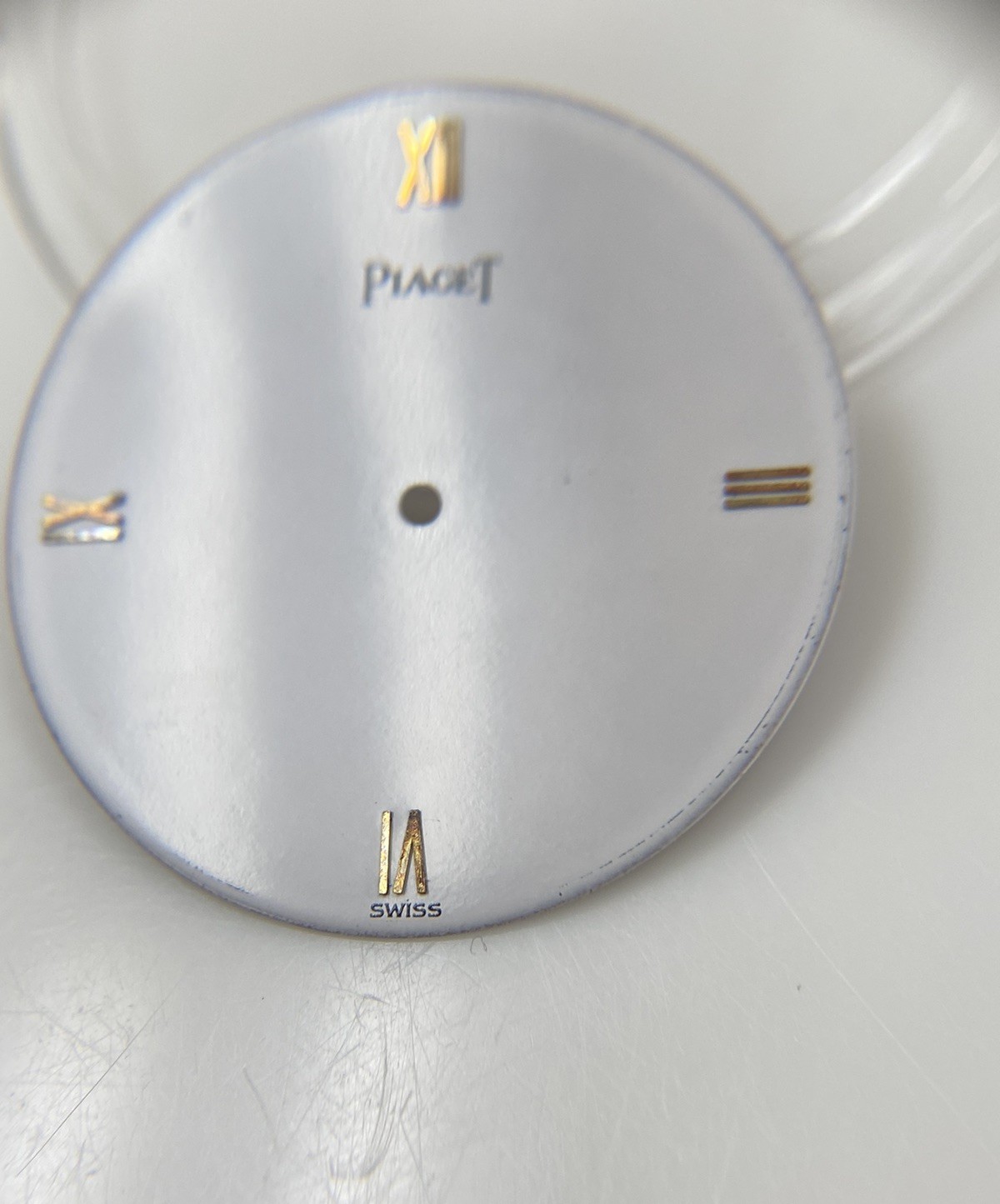Original Piaget 8065 Cal. 857P White/Gold Roman Numeral 27mm Dial