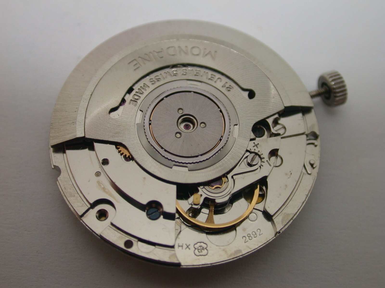 WATCHMAKERS – ETA 2892 MONDAINE MOVEMENT MARKED – 6MR10