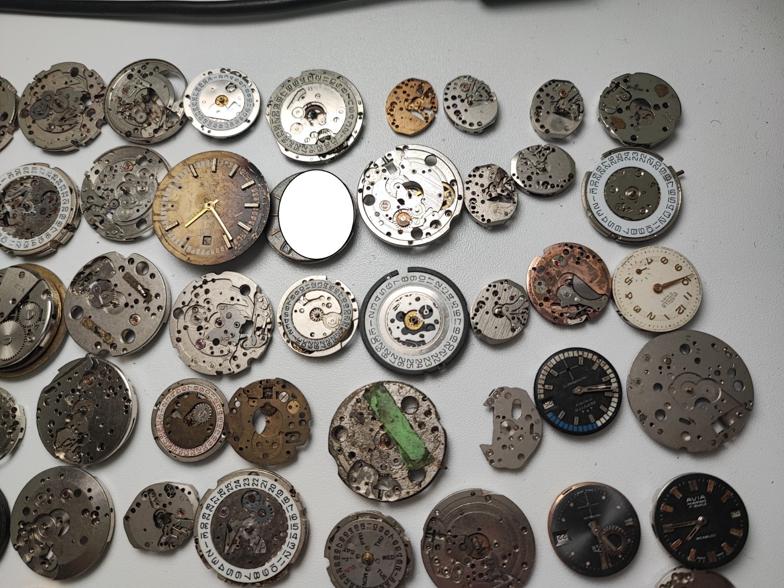 mix Watch Main Plate platinum lot watchmaker ut cattin as fef fhf eb jej other