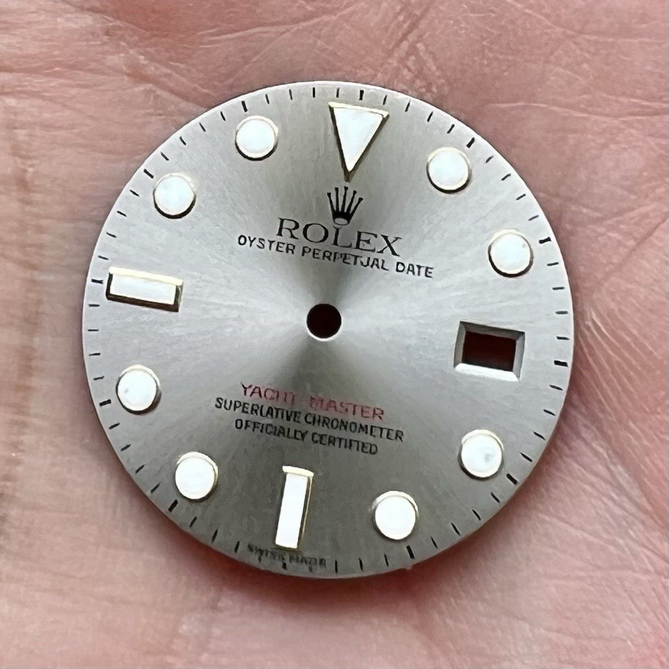 Rolex FACTORY Original Slate Gray Dial for 40mm Yacht Master Gold 16623 16628