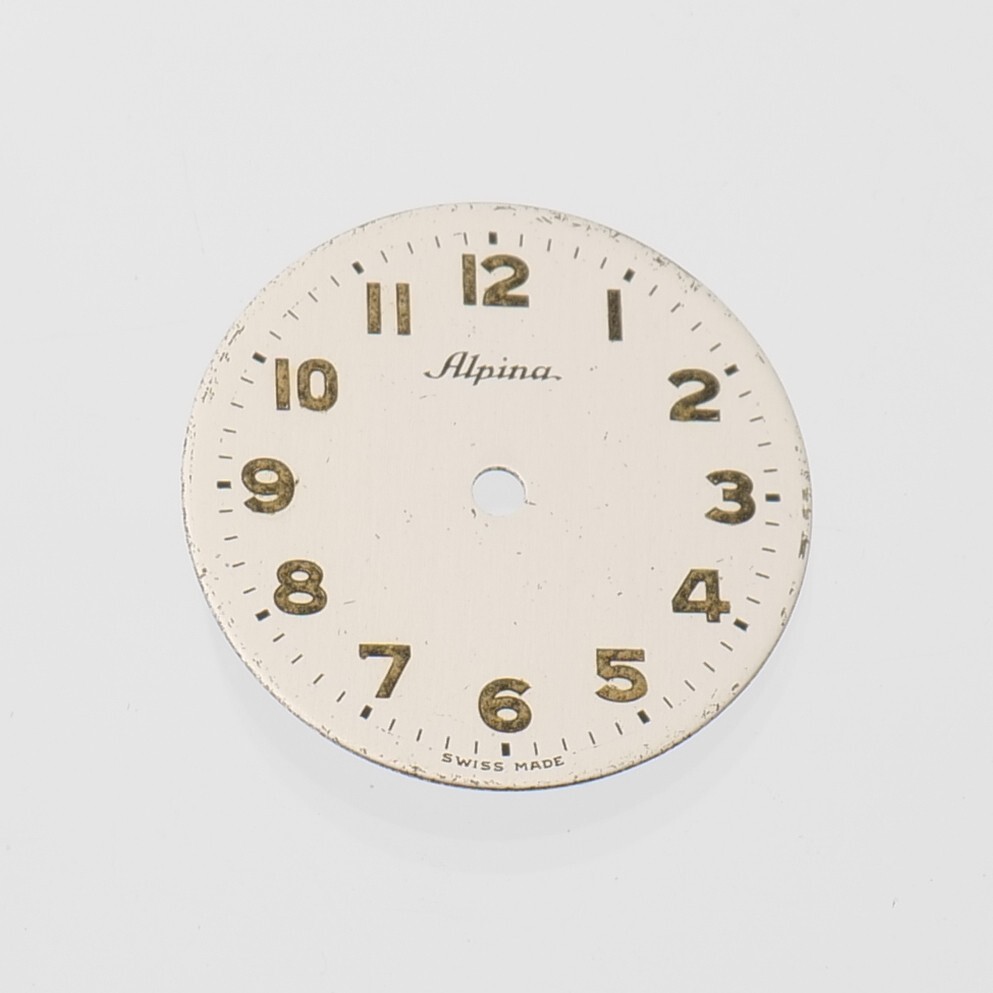 Vintage Ladies Alpina Cal 566 Watch Dial Part Watchmakers 19.5mm Swiss Made
