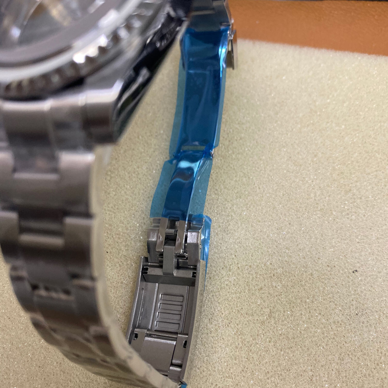 40MM Stainless Steel Bezel Watch Case w/ Band Strap for ETA 2836 Watch Movement