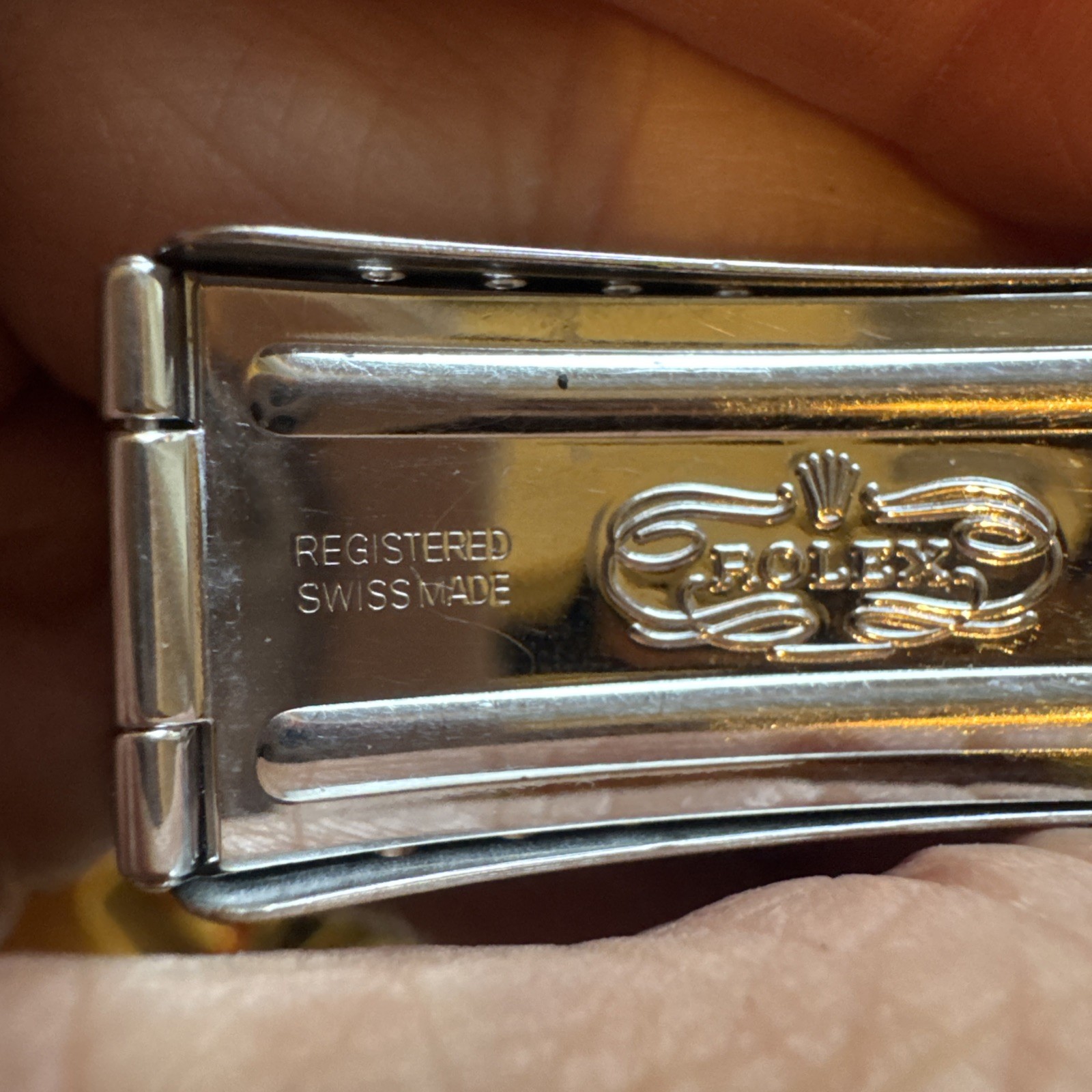 Vintage Rolex 93153-18 16613 16803 Submariner clasp U4 Circa 1988