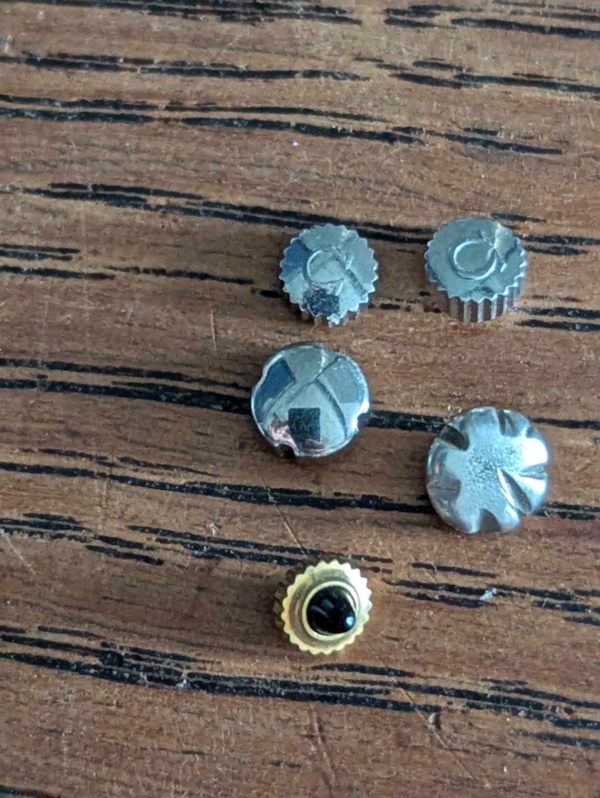 Omega Watch Crowns, Used / Damaged, for Repair, Watchmaker Parts #S815