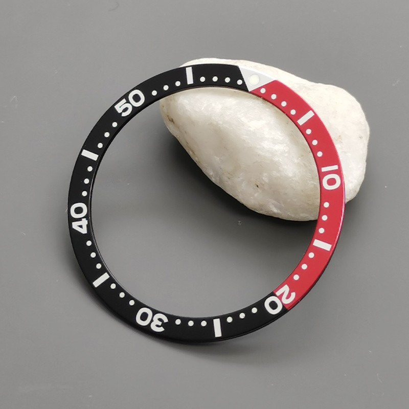 38mm Flat Aluminium Bezel Insert ,for Seiko SKX007 SKX009 SRPD NH35 Watch Mod