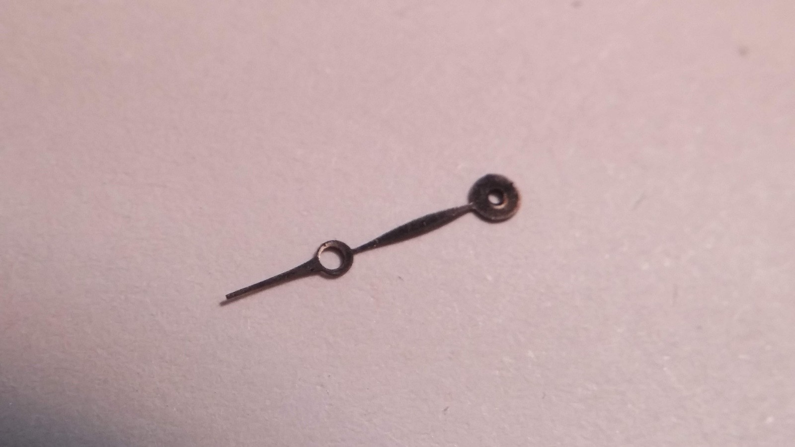 Breguet Hand. 10mm from bottom of hole. 55-60/21. B1338. 16956, 87 Rhab Duco non