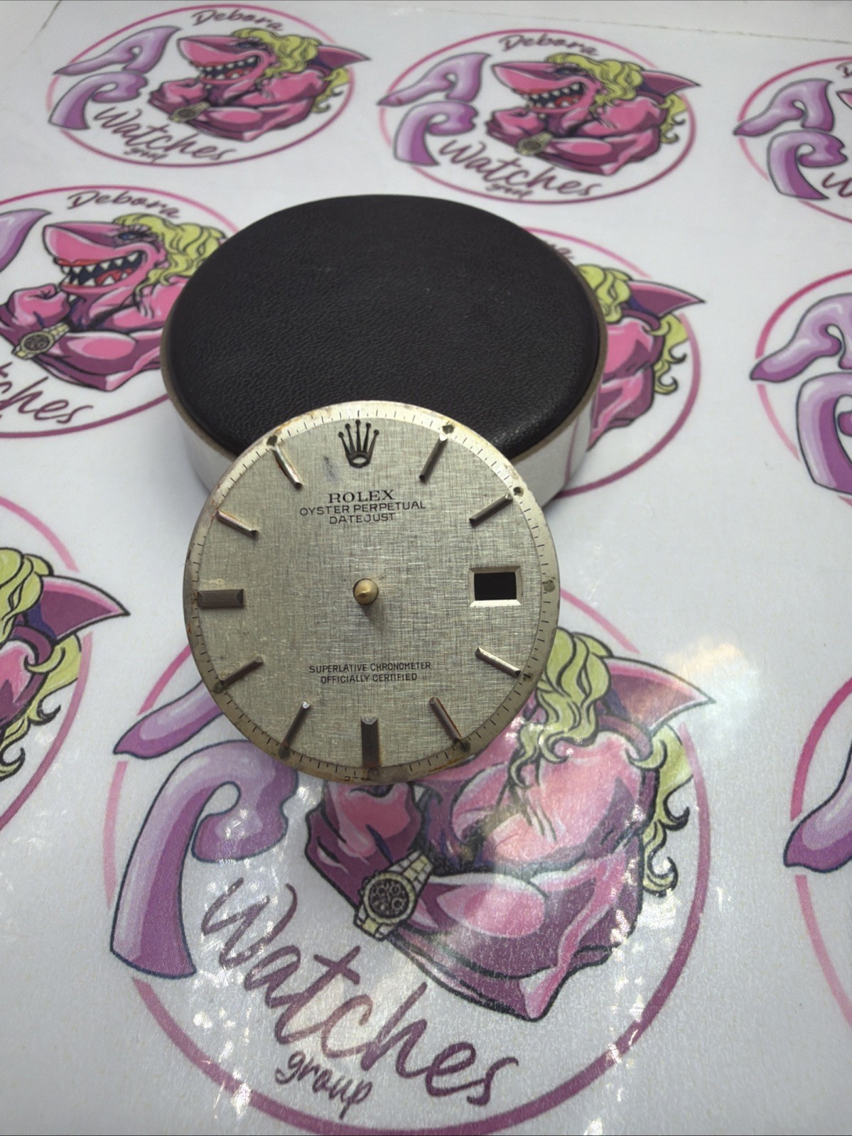 Rolex Dial Dial DATEJUST 1601 1603 Cal. 1570 GENUINE LINEN
