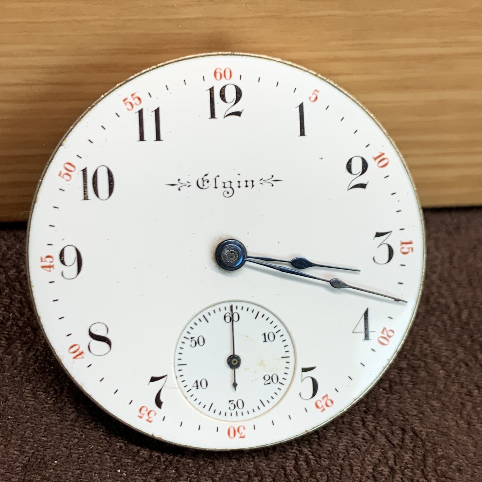 1904 Elgin Grade 297 18S 15 Jewels Open Face Pocket Watch Movement Repair