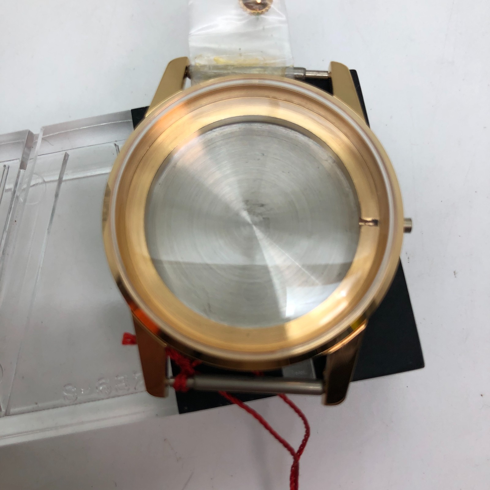 [w2476] SEIKO Parts 15036 Champion Calendar 800 Case SGP Crystal Crown Tag MT