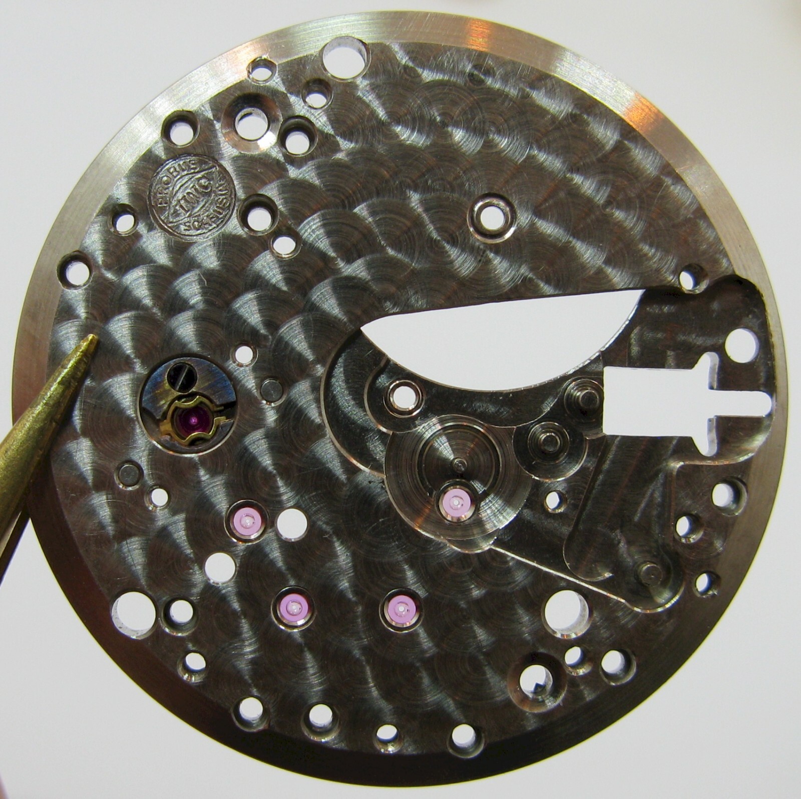 IWC c 89 Watch Part: complete jeweled main plate