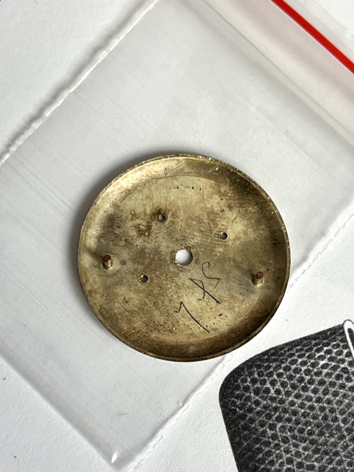 Lemania dial chronograph CH27-C12 Omega 321 three register genuine vintage