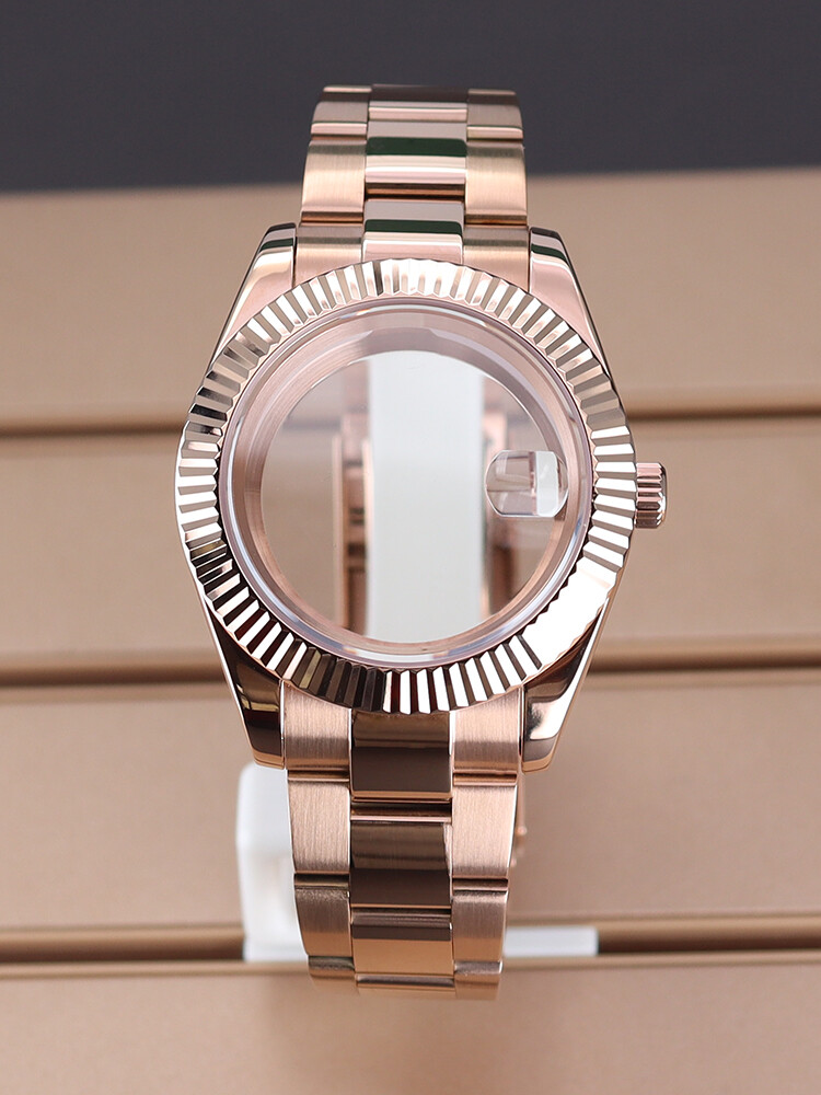 36mm/39mm Watch Cases Oysters strap Sapphire Glass For Seiko nh35 nh36 Movement