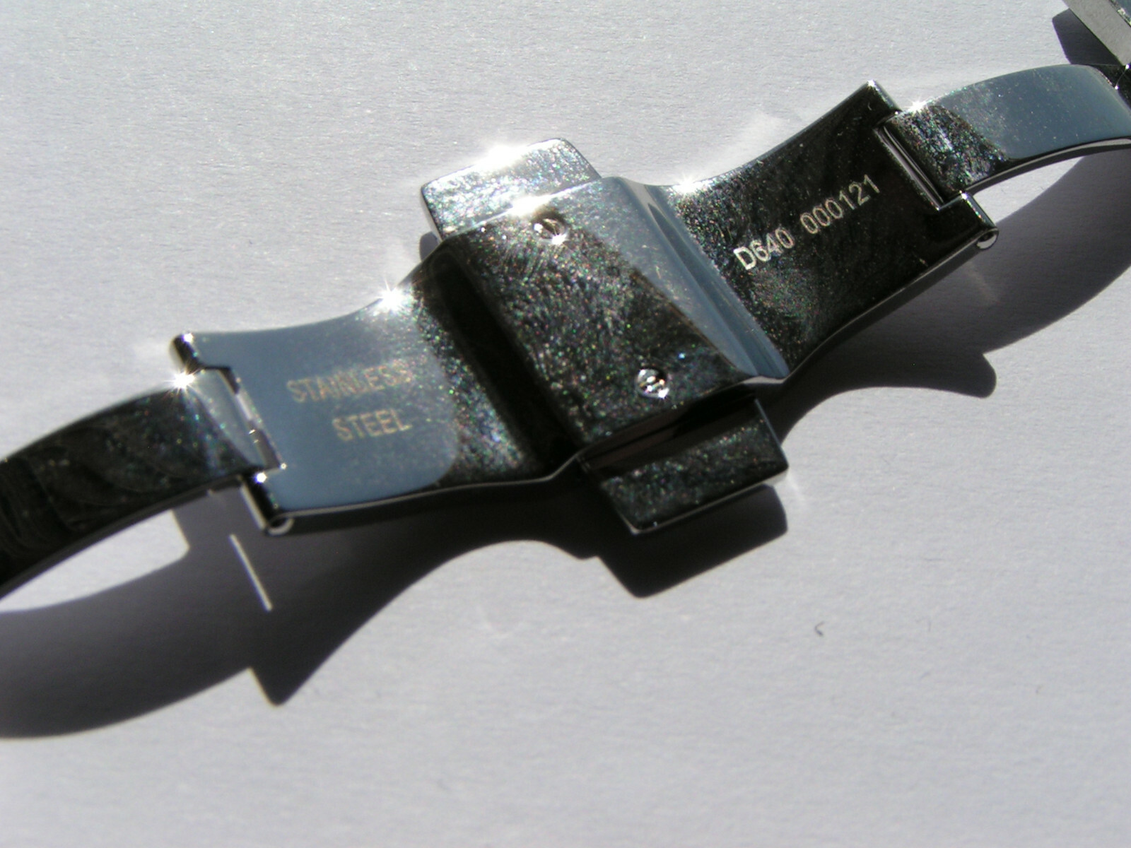 UNION GLASHÜTTE SA D640 000121 Steel 18mm Deployment Deployant Clasp Buckle I519