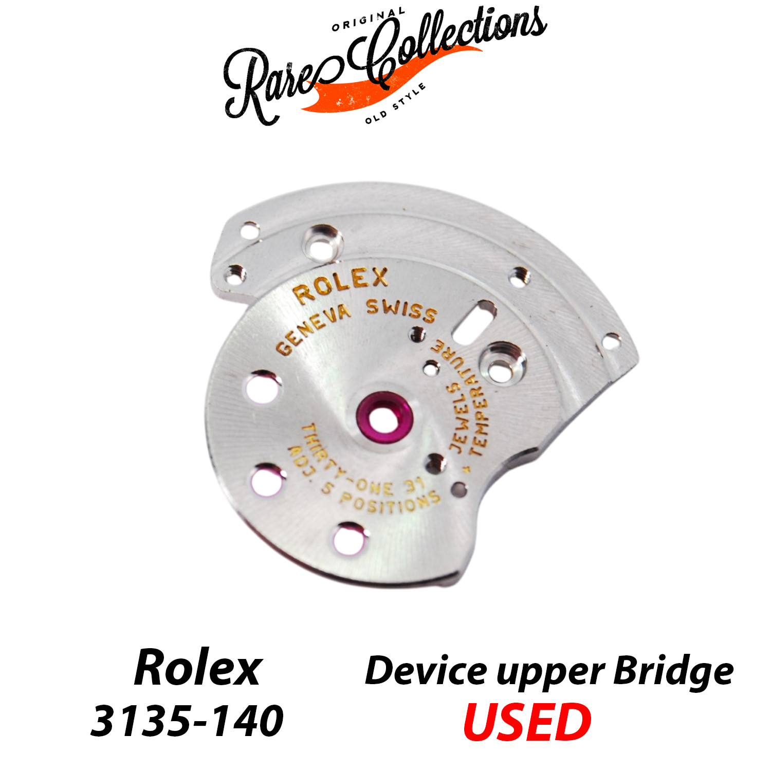 Rolex 3135-140 Used Good Condition Automatic Device upper Bridge 3135 3130 3155