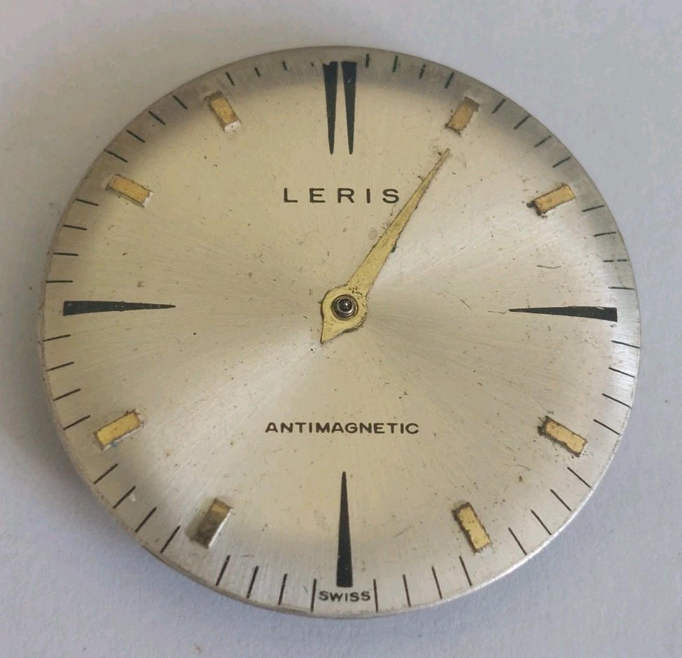 Vintage Leris Men’s Mechanical Watch Movement (Balance Is Okay)