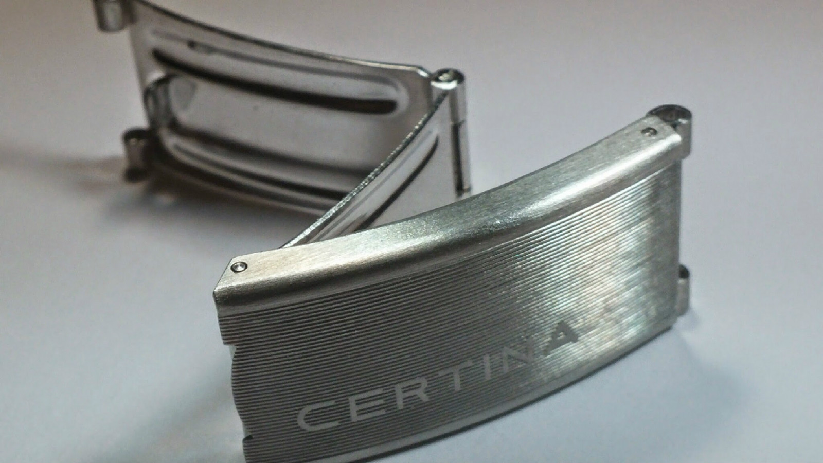 New, S/S Certina Clasp, NOS, Great Condition Great Deal! 10mm/16mm spring loaded