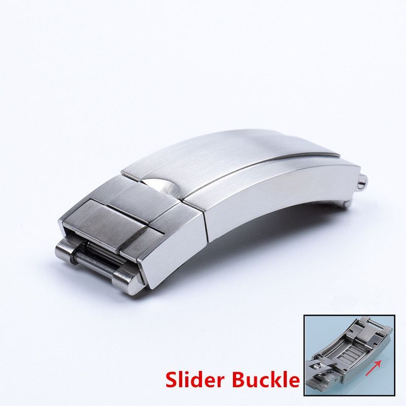 904L Stainless Steel Folding Slider Buckle Fits Rolex Submariner Daytona GMT