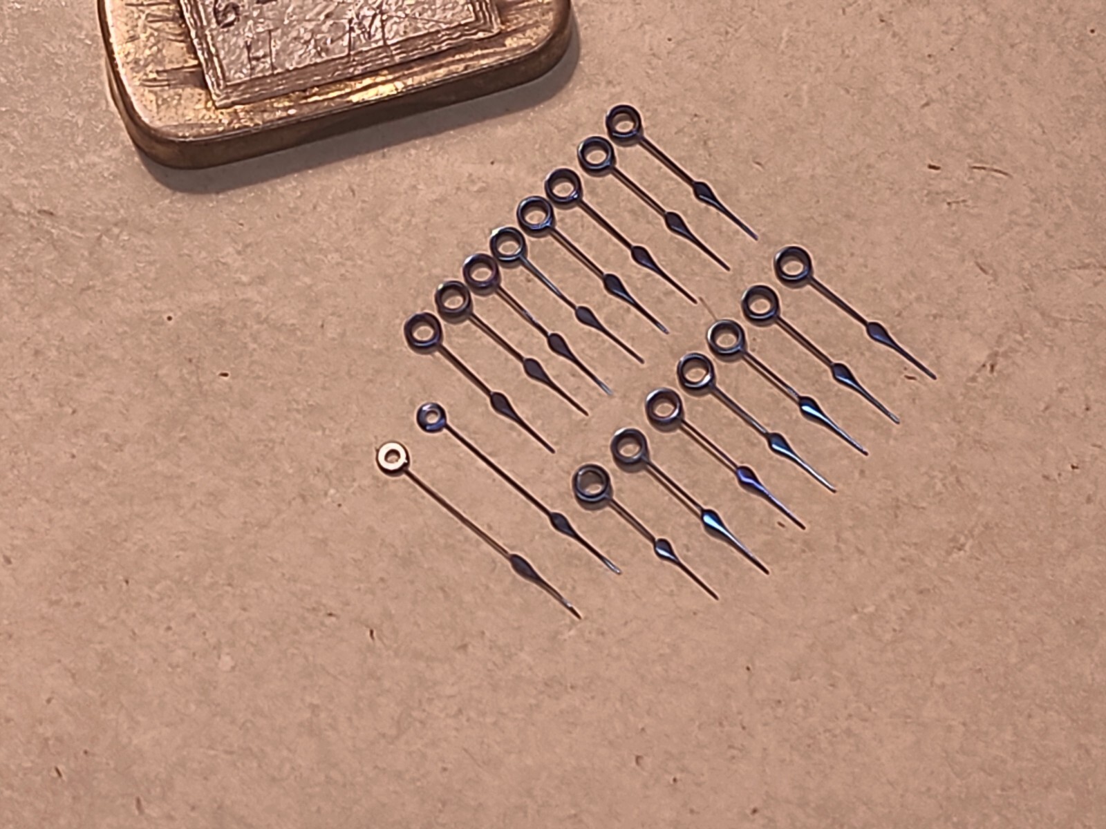 Lot Of Mixed American Pocket Watch Blue Spade Hands