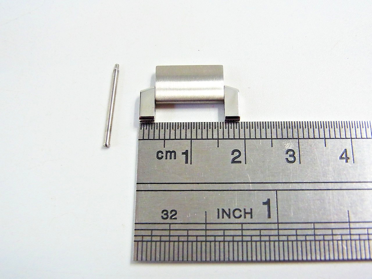 Cartier Tank Francaise 19mm Genuine SS Half Link Watch Band Bracelet Parts EX