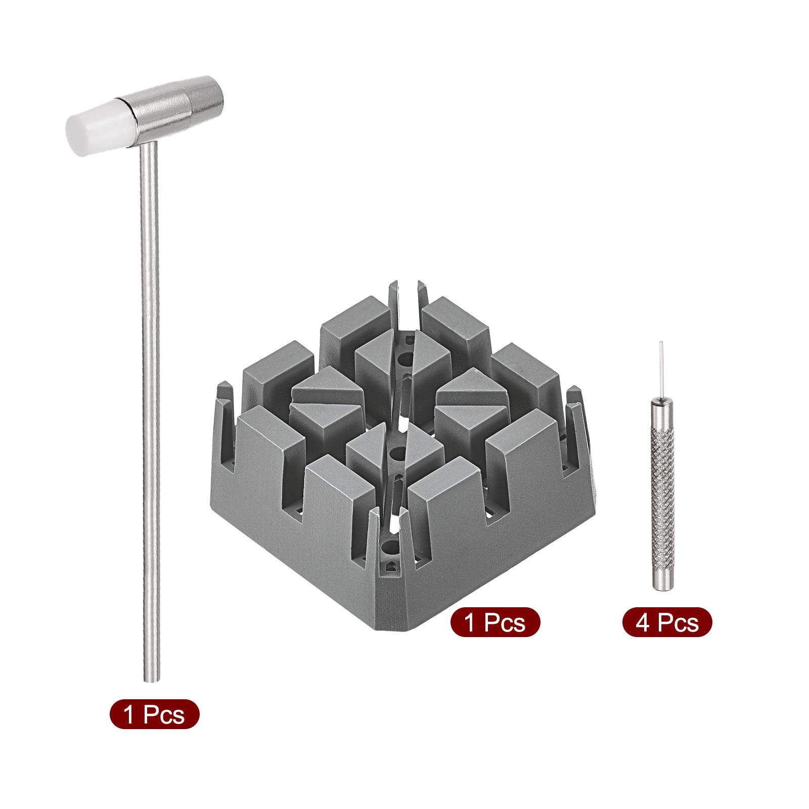 Hammer Punch Pins 0.8mm with Grey Watch Strap